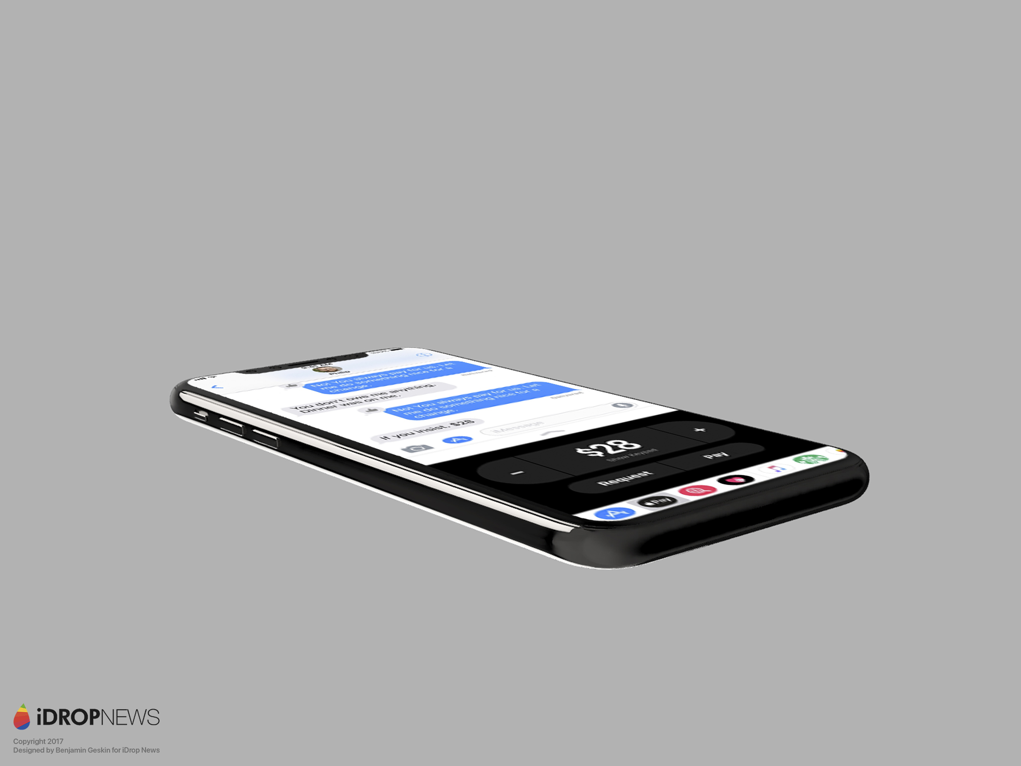 iPhone X iOS 11 Concept Image