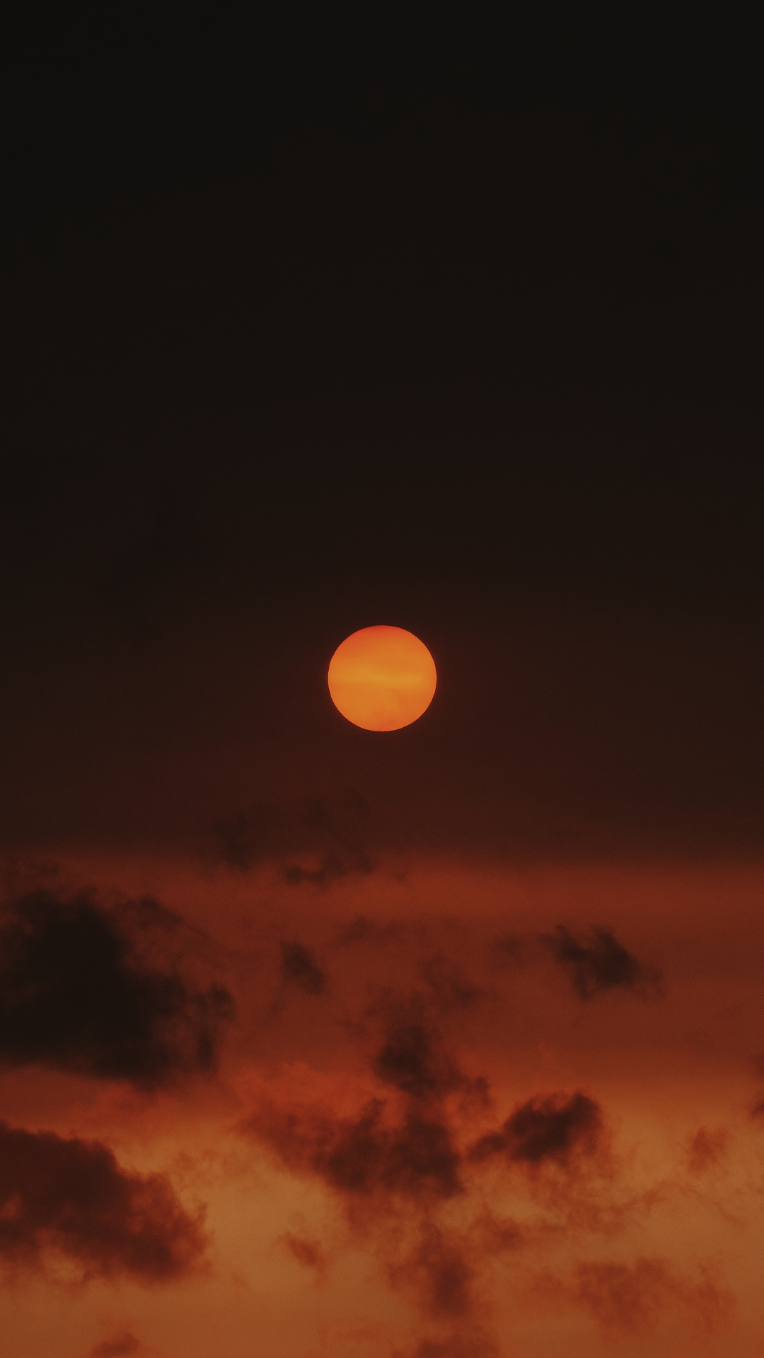 Sunset Over Richmond Park iPhone Wallpaper