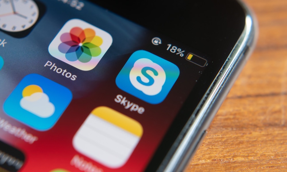 Skype App on iPhone