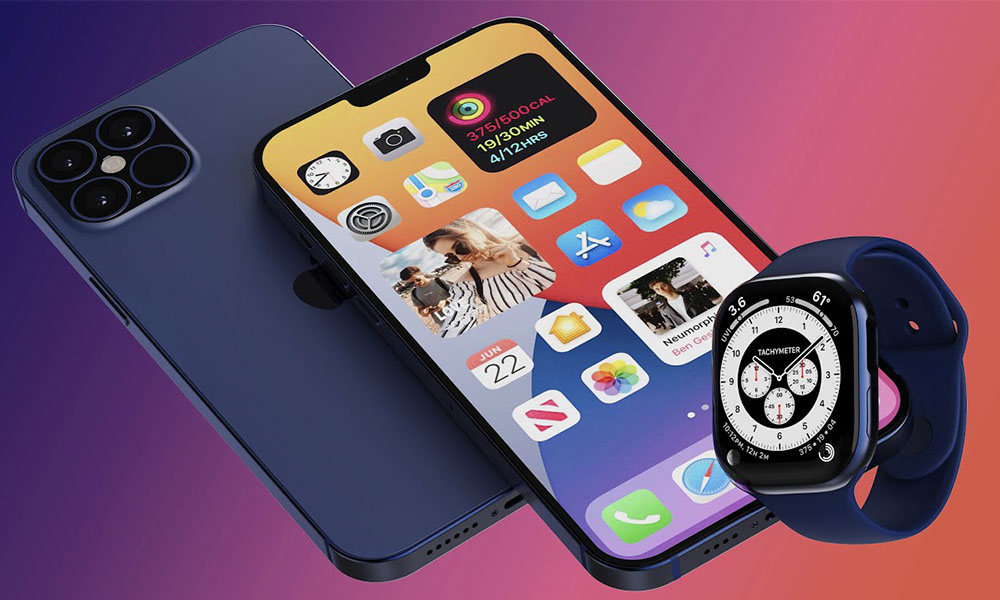 iPhone 12 and Apple Watch S6 and iOS 14 and watchOS 7
