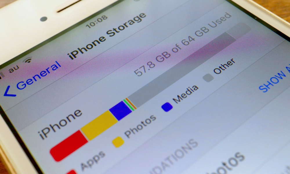iPhone Storage and Other Storage