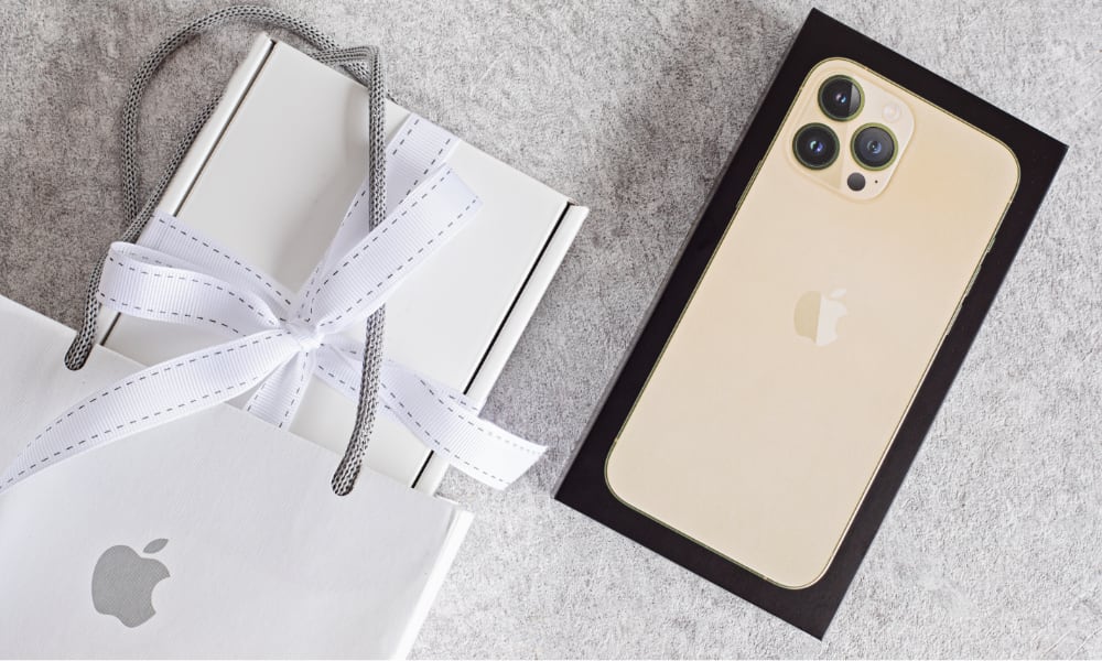 iPhone unwrapped gift