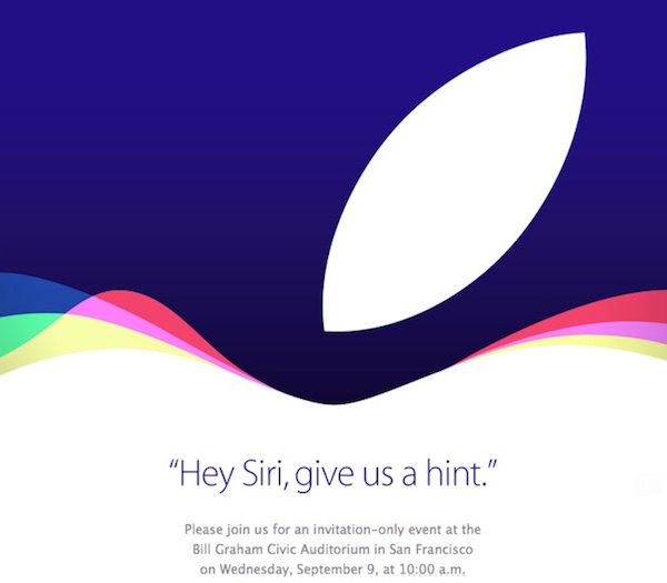 Siri Confirms Apple's Highly-Anticipated September 9th Event