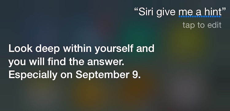 Siri Confirms Apple's Highly-Anticipated September 9th Event