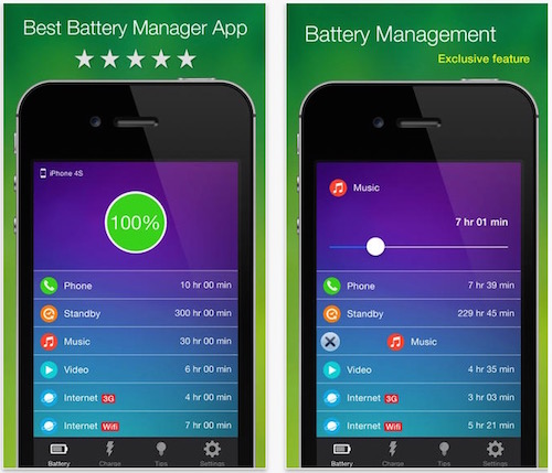 3 battery manager app