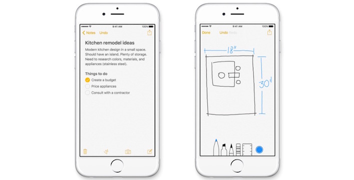 How to Create Interactive Checklists In iOS 9's Revamped Notes App