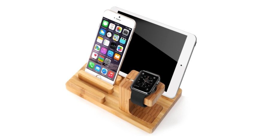 Natural Bamboo Multi-Device Charging Station - 81% OFF