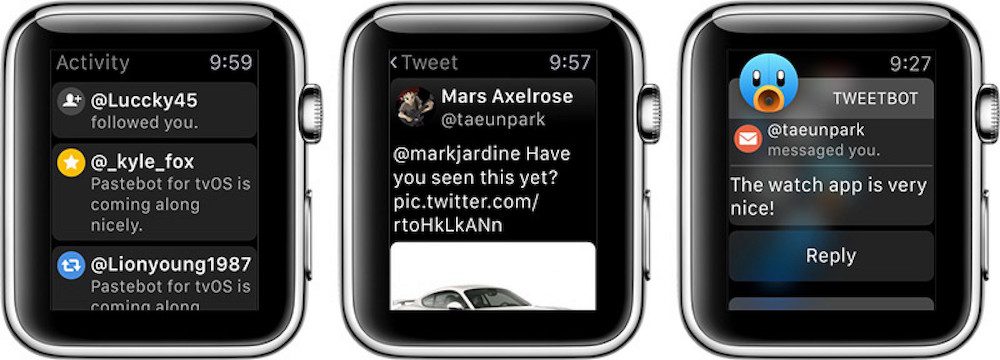 Twitter User's Favorite App, Tweetbot, Now on the Apple Watch
