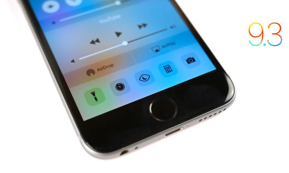 iOS 9.3 Officially Released with Night Shift and New 3D Touch Options