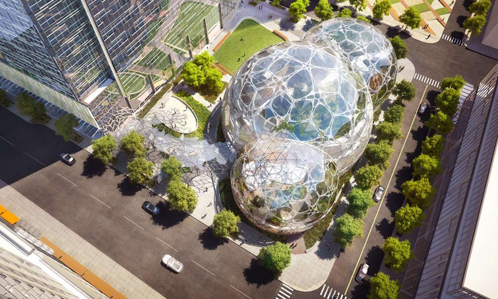 Amazon Is Building a High-Tech Greenhouse for Its Employees