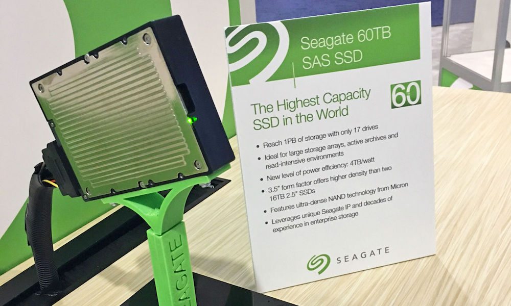 Seagate Develops World's Largest SSD at 60TB