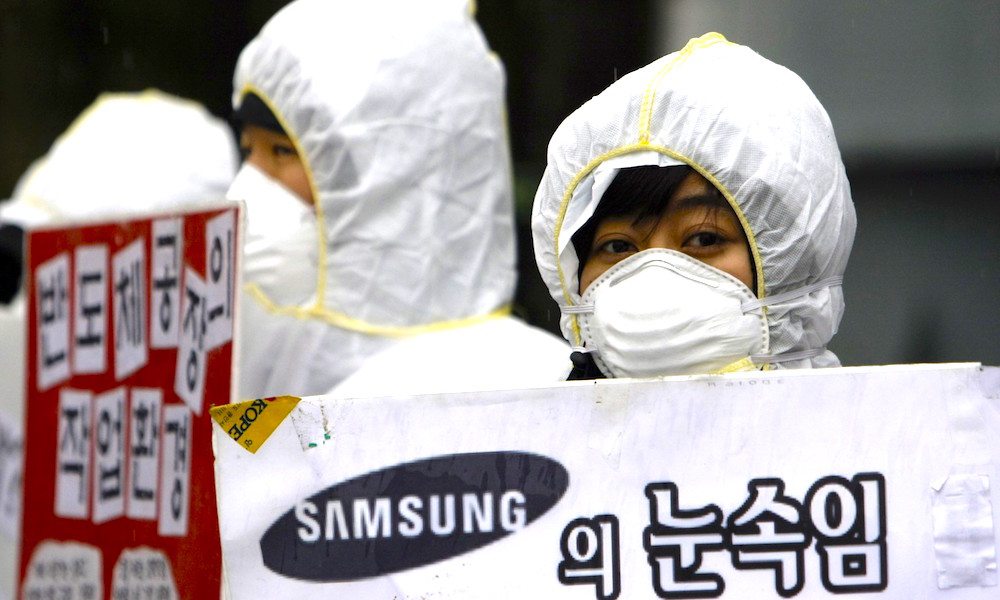 Apple Component Supplier and Arch Rival, Samsung, Accused of Poisoning 200 Workers