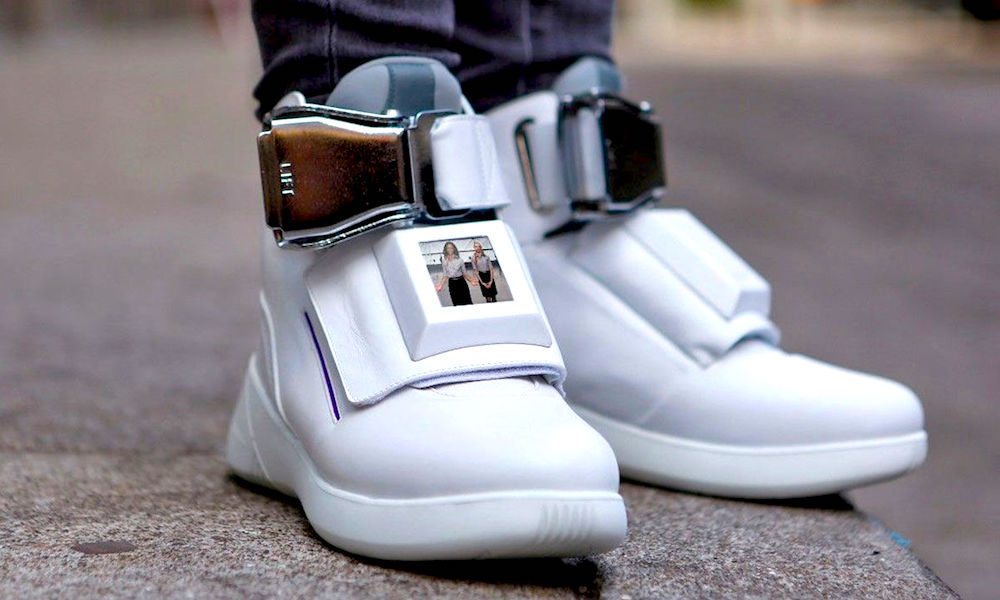 These Insane One-of-a-Kind Sneakers Feature Wi-Fi, an LCD Display, and More