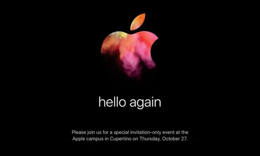 It's Official: Apple's MacBook Refresh Event Will Take Place Oct. 27th, Here's What to Expect