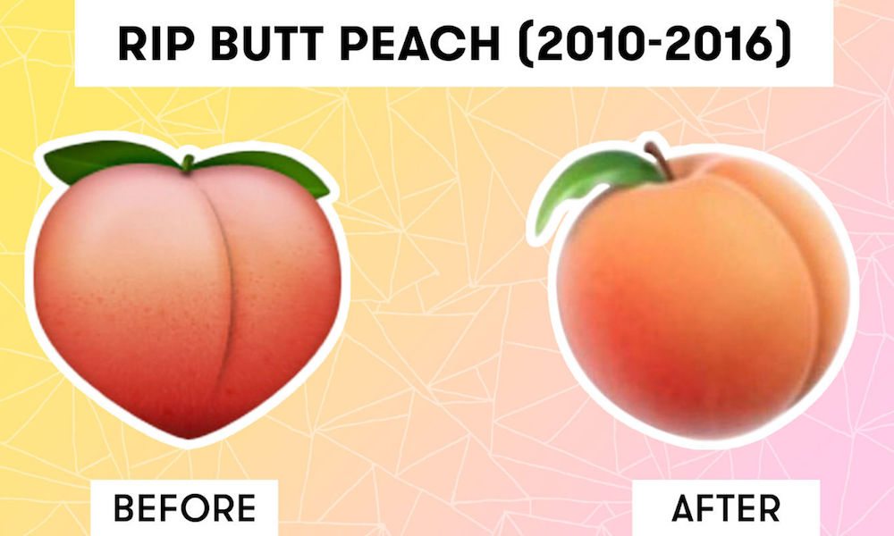 Butt Peach Emoji