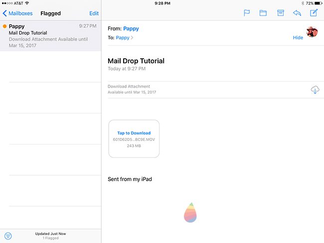 How to Receive Mail Drop on iOS 10