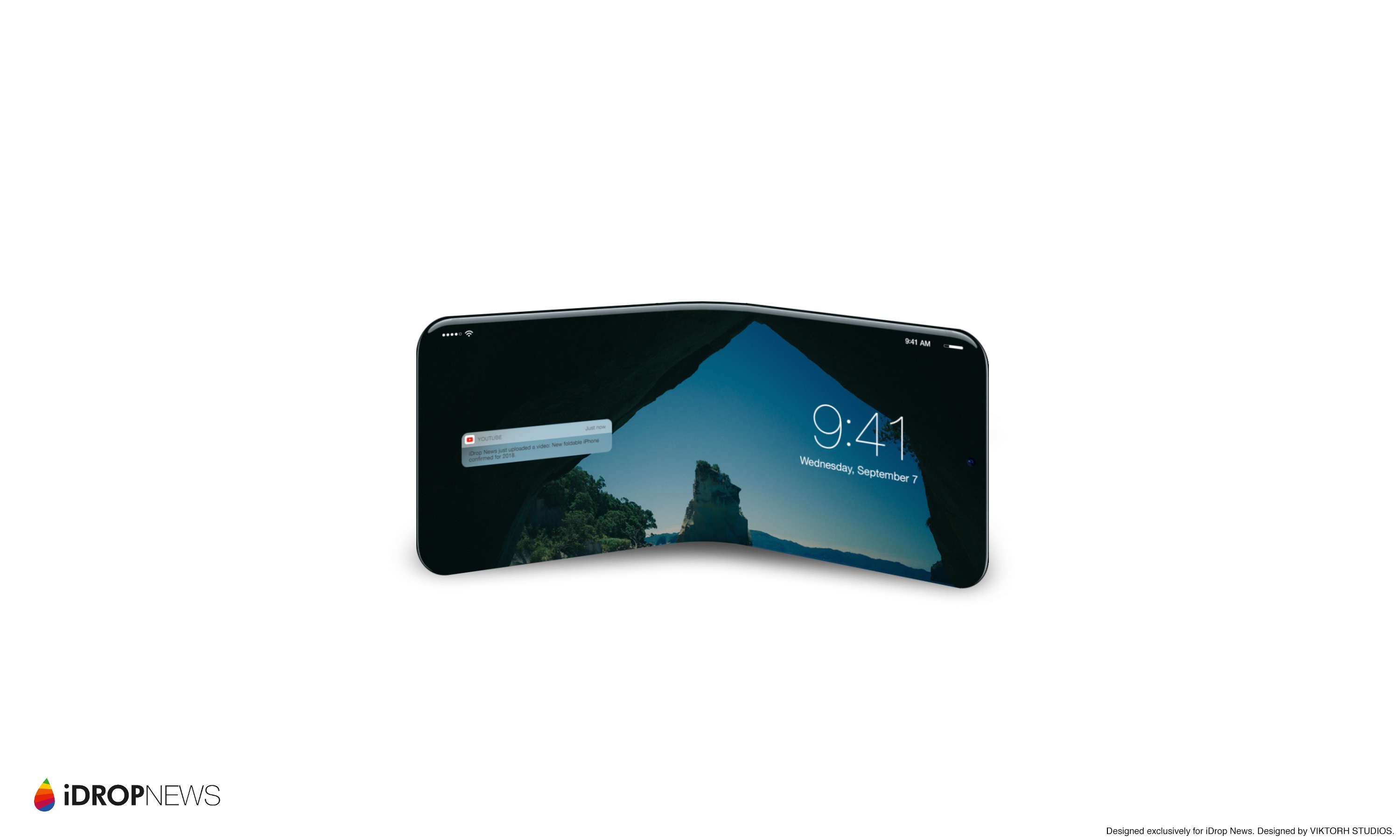 Foldable iPhone 8 Concept Image