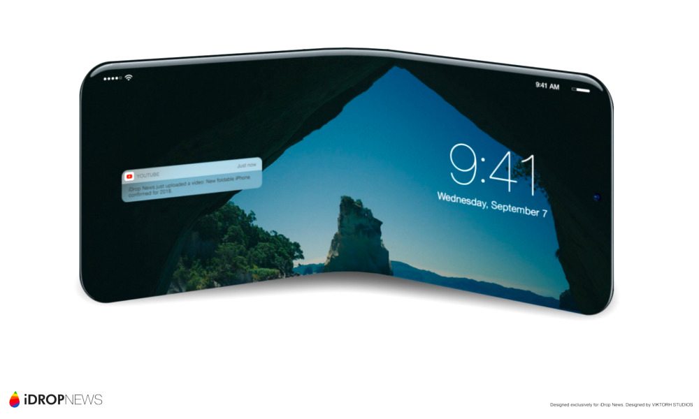 Foldable iPhone Concept Image
