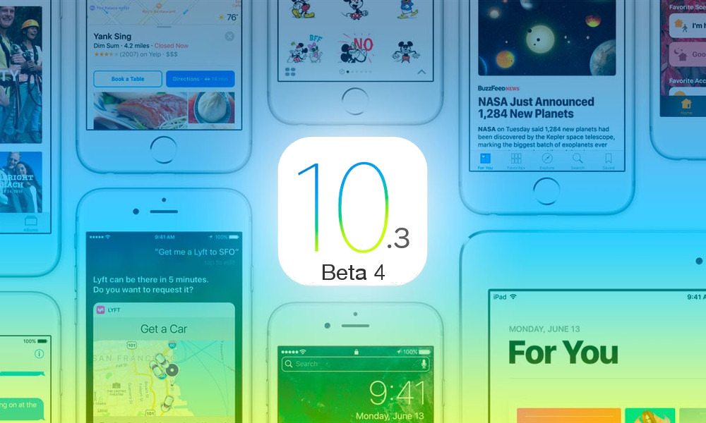 Apple Seeds iOS 10.3 Beta 4 to Developers