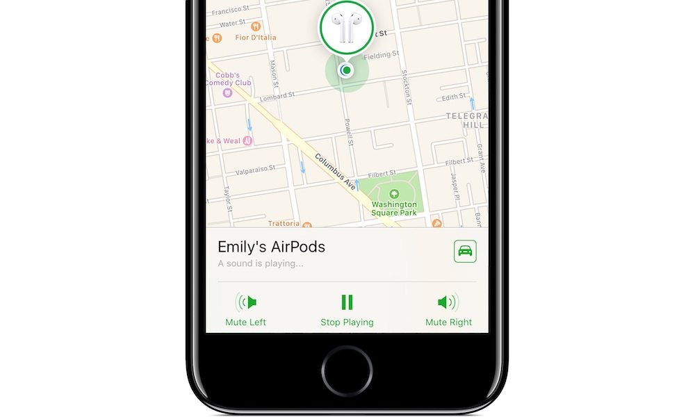 how to use find my AirPods