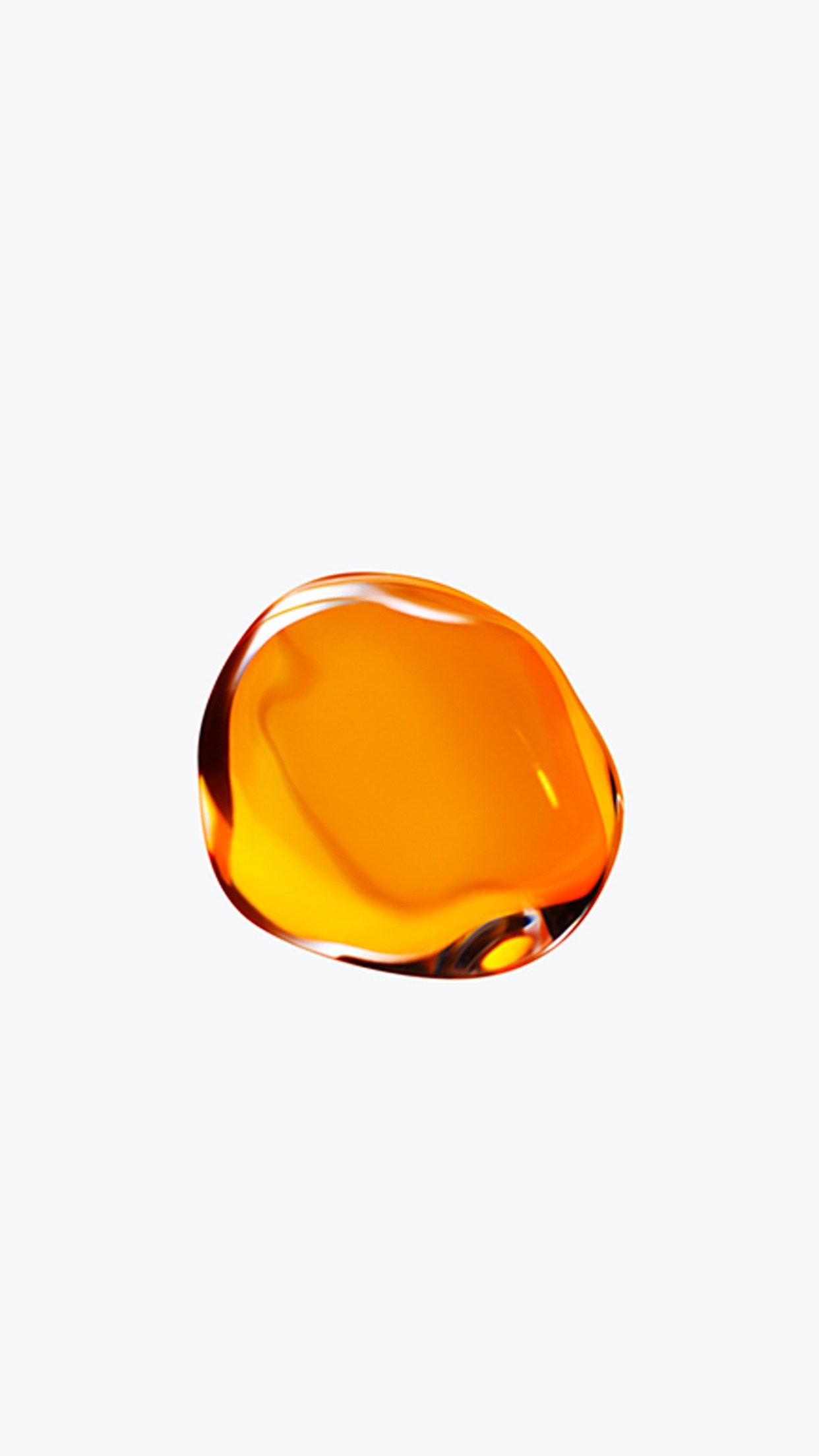 iPhone 8 Concept Wallpaper Orange Orb