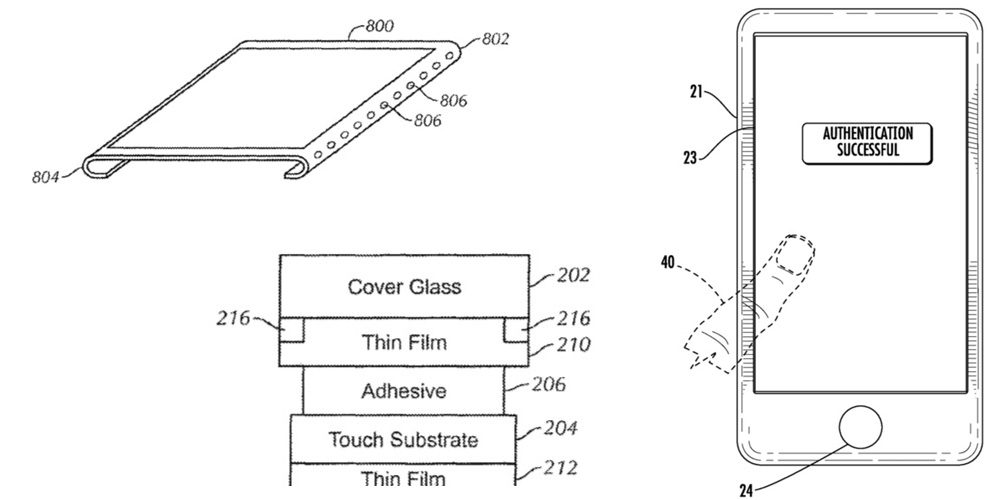 New Apple Patents Show Embedded Touch ID, Edge-to-Edge Display, and More