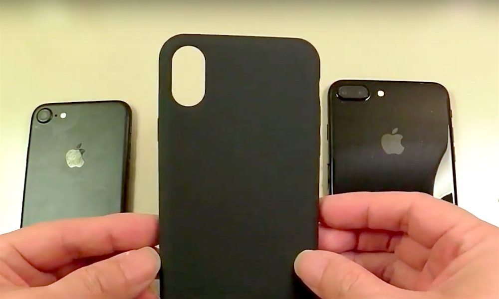 iPhone 8 Case Shows Size Comparison Between iPhone 7 and 7 Plus