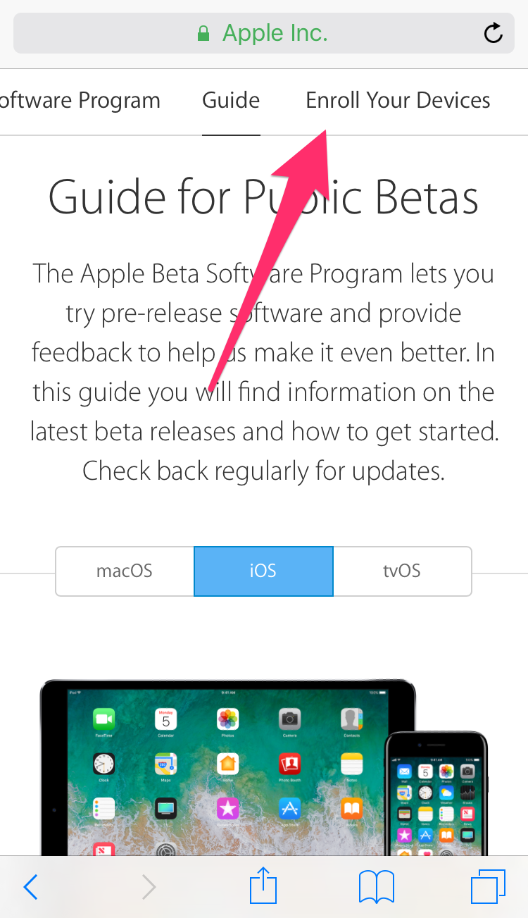 how to install ios 11 public beta