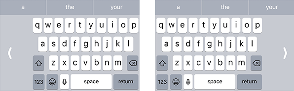 enable one handed keyboard mode ios 11