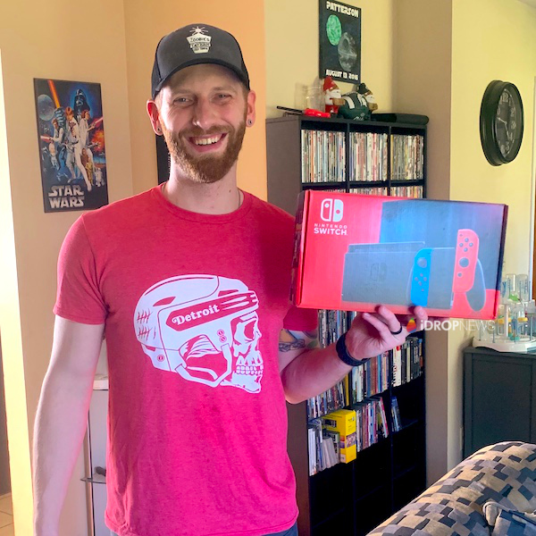 iDrop News Nintendo Switch Giveaway Winner Tyler P September 2019