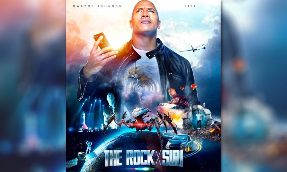 Siri and 'The Rock' Co-Star in Quirky Apple Film