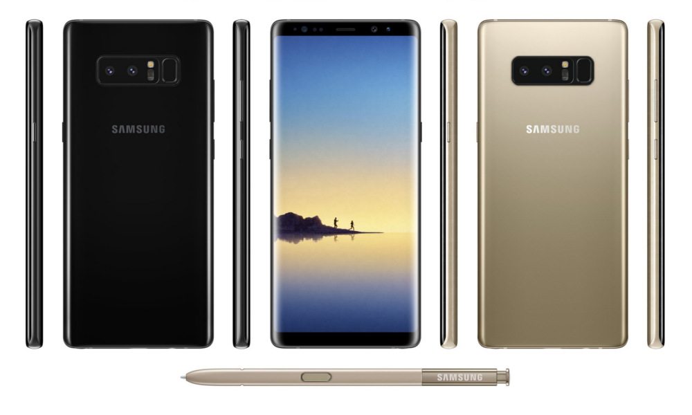 Samsung Galaxy Note 8 Revealed in Leaked Press Images