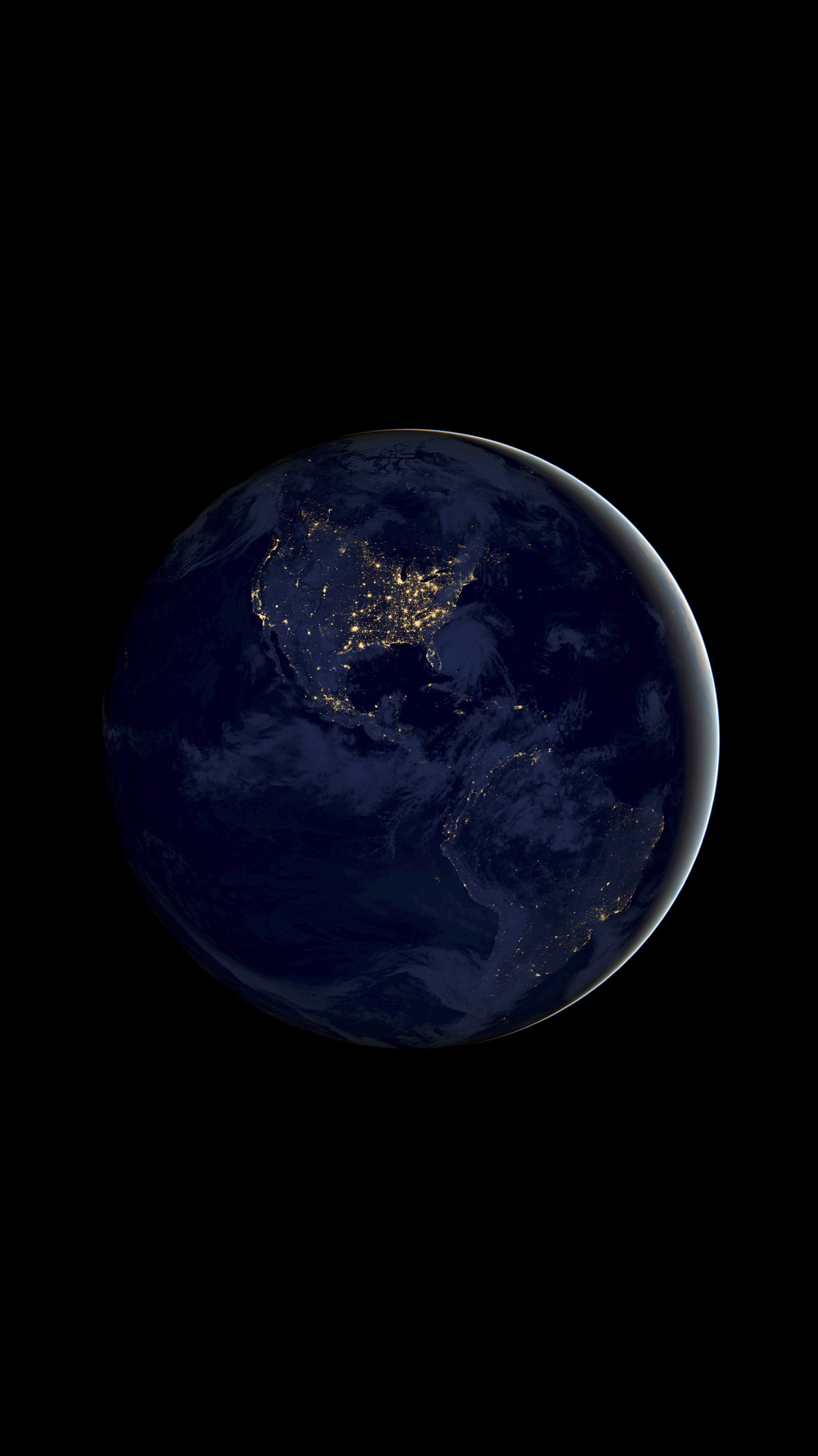 Earth Night iPhone Wallpaper