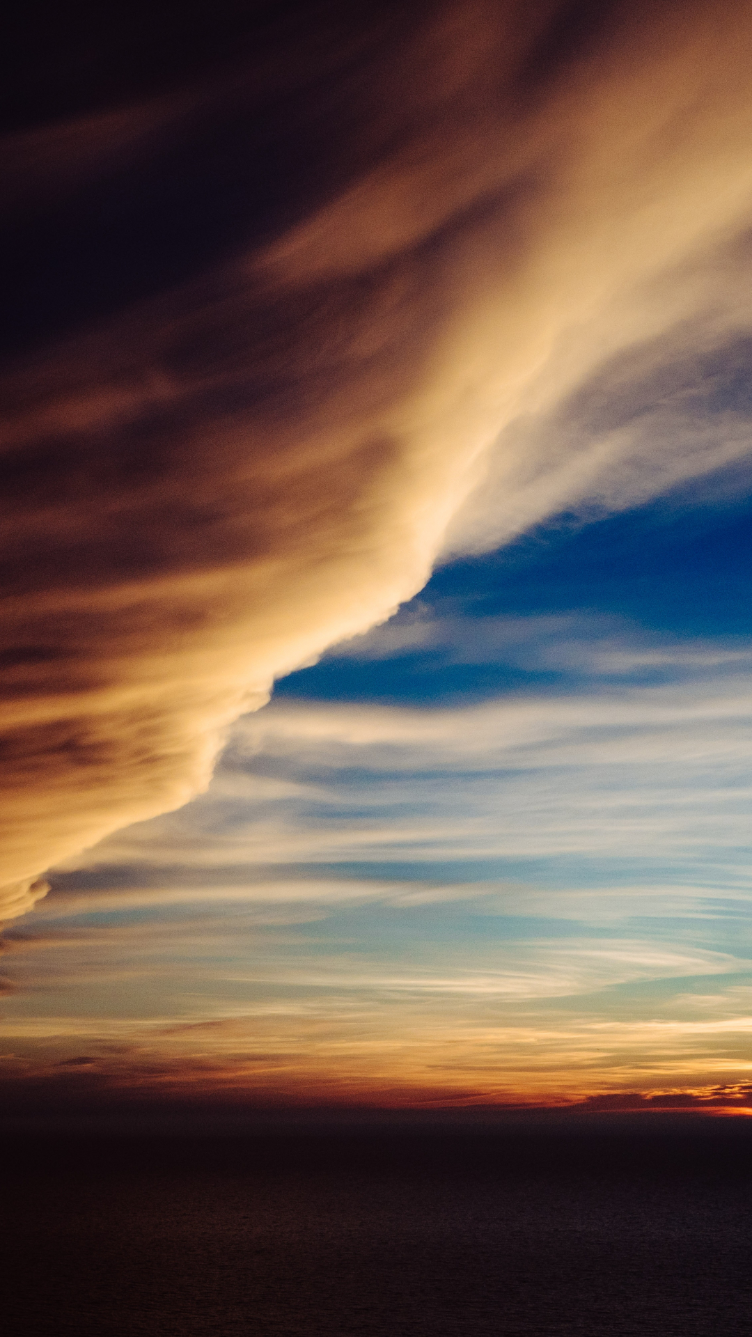 Sunset Clouds iPhone Wallpaper