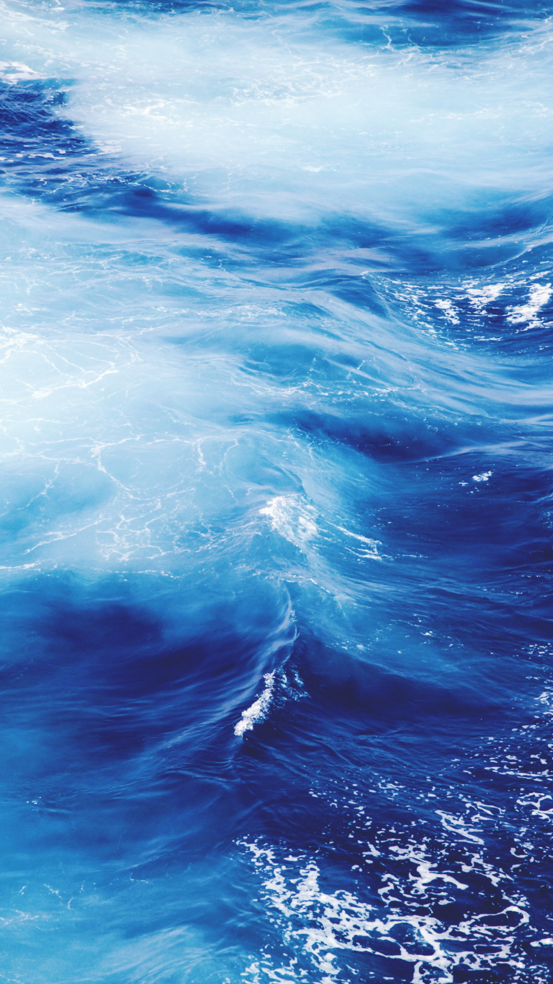 Ocean, Water, Blue iPhone Wallpaper