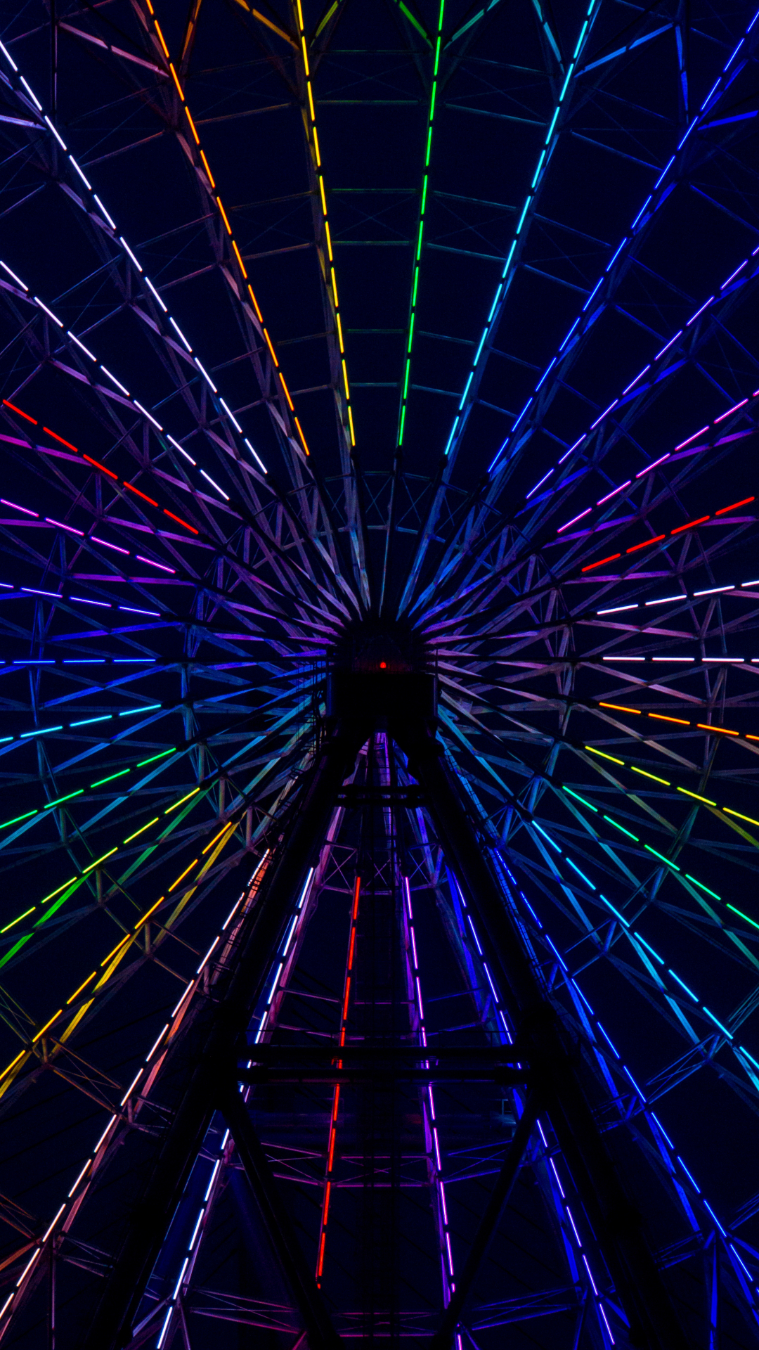 Ferris Wheel, Colorful iPhone Wallpaper