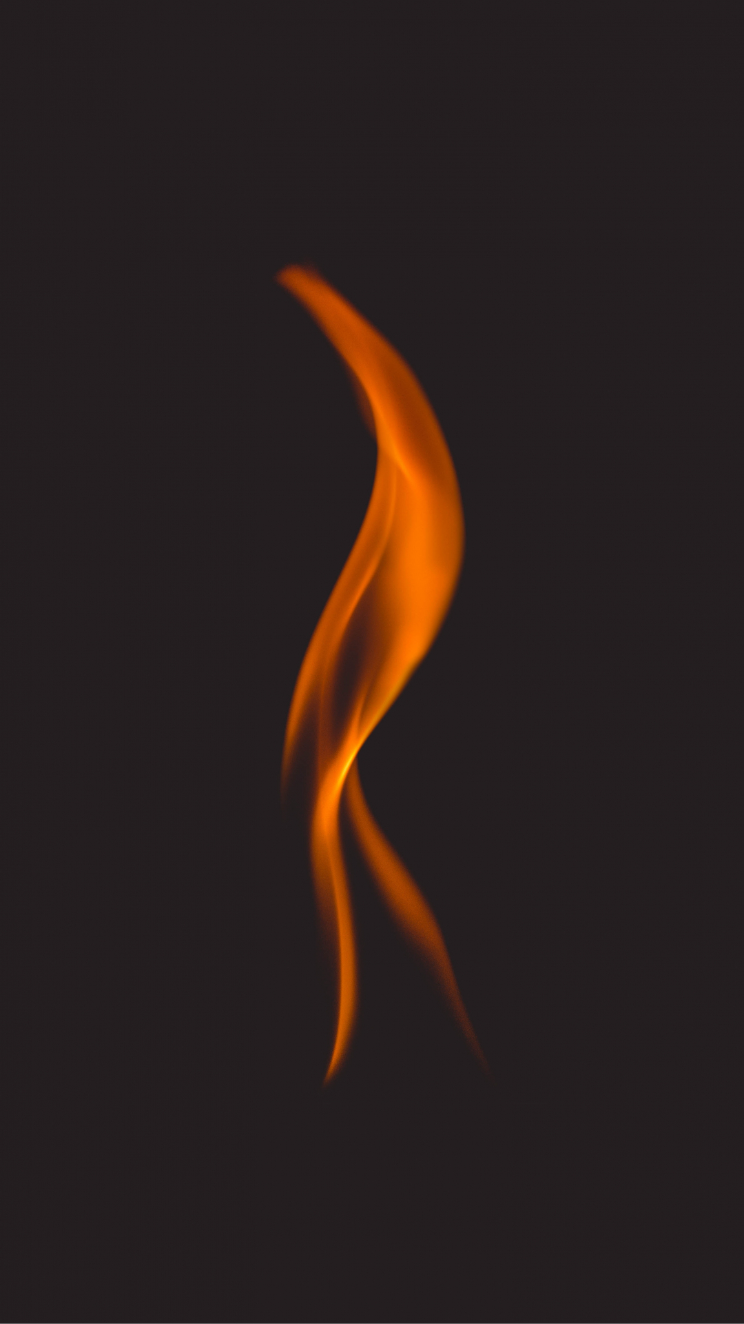 Fiery Silhouette iPhone Wallpaper