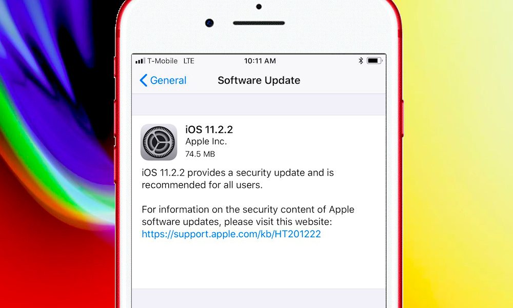 Apple Releases iOS 11.2.2 with Spectre Vulnerability Patch