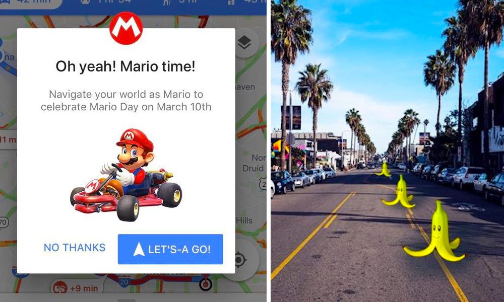 Mario Day Google Maps