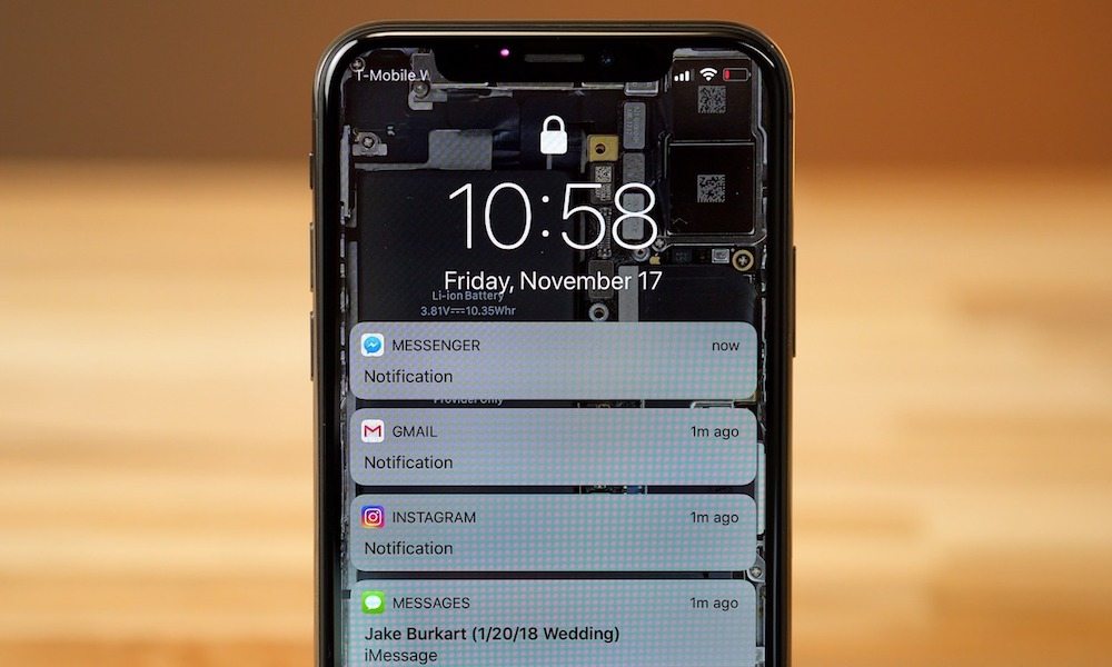 Lockscreen Notifications Iphone X Appleinsider