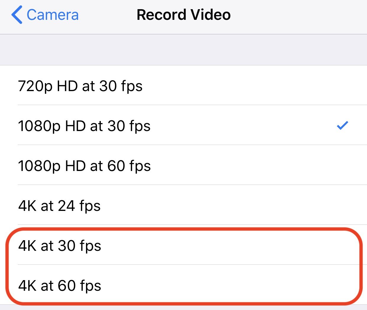 Record 4k Video Iphone X