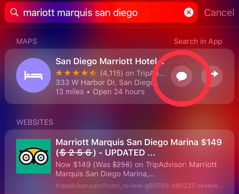 Business Chat Siri Spotlight Search Results iDrop News