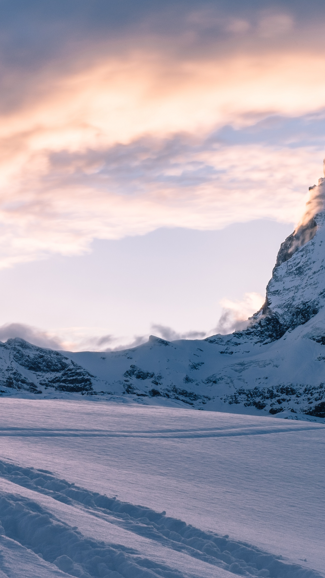 Zermatt Winter Mountains iPhone Wallpaper