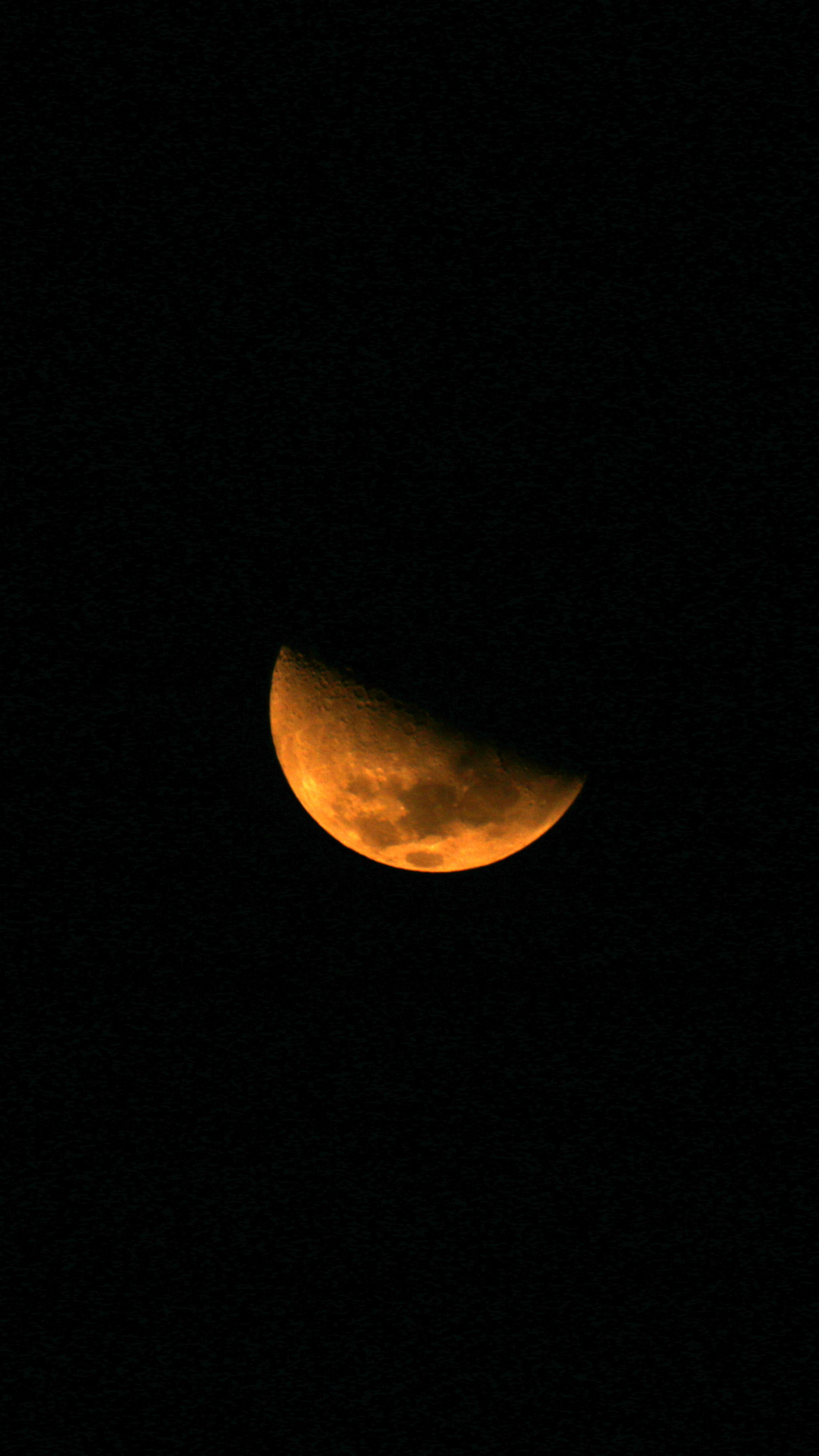 Moon Over Vitoria iPhone Wallpaper