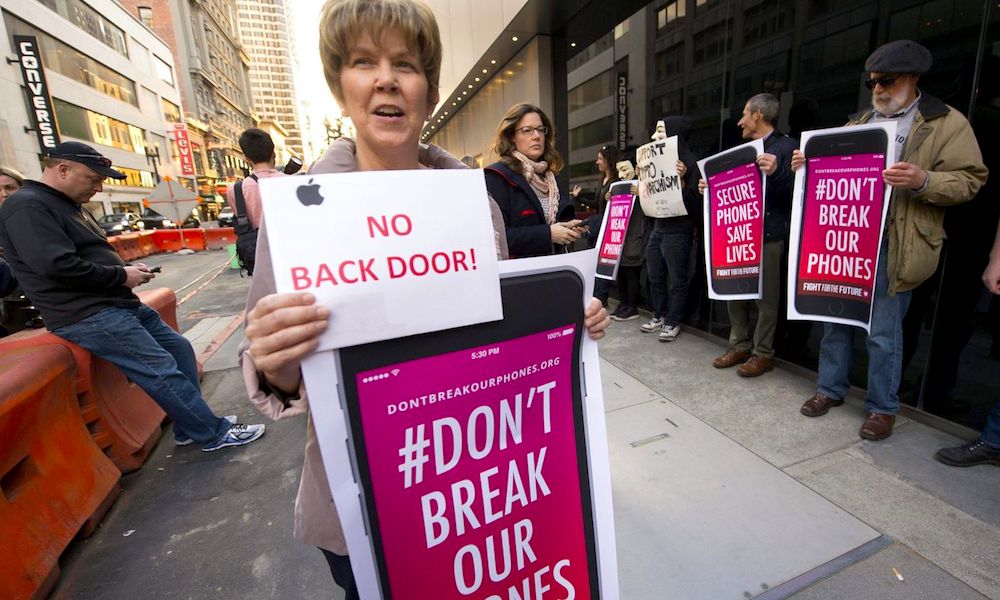 Iphone Government Access Backdoor Protest