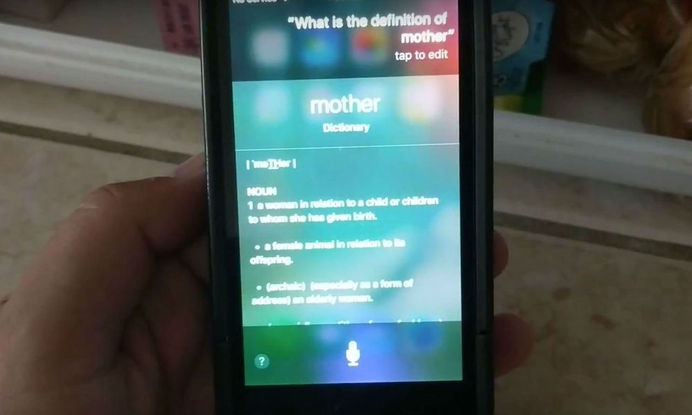 Siri Mother Definition