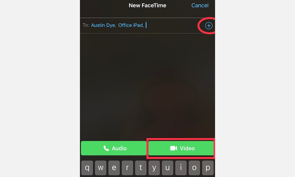 How To Group Facetime Iphone