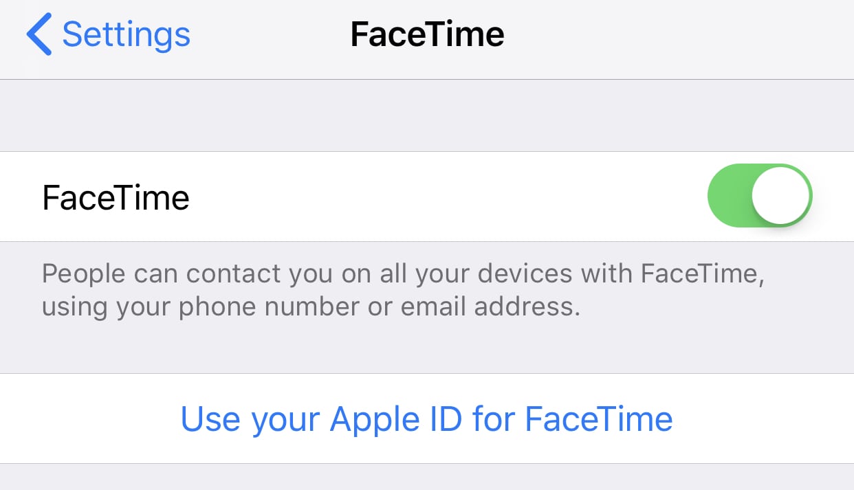 Group Facetime Not Working