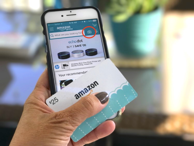 Amazon Echo Gift Card Scanner