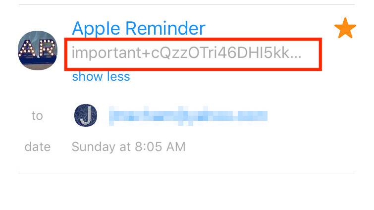 Fake Apple Phishing Email 20181
